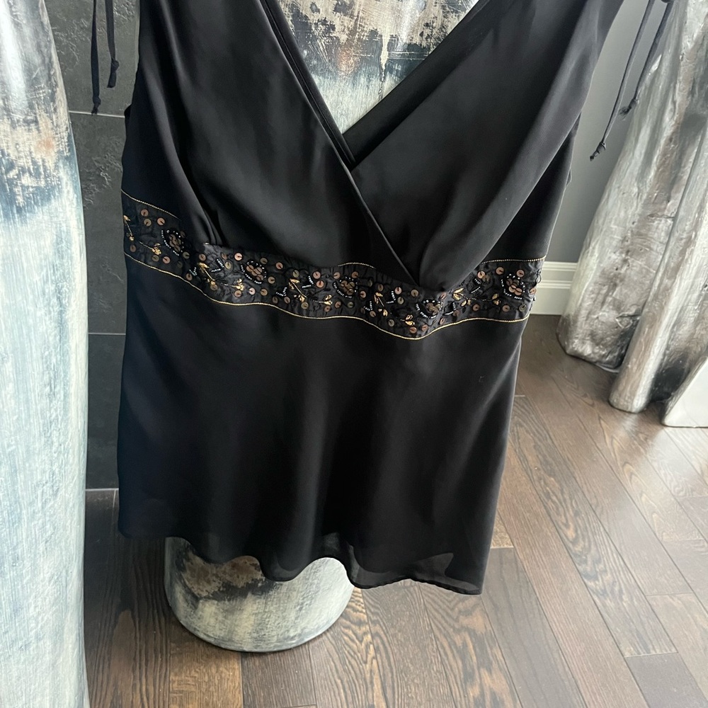 Lori Anne criss cross top evening wear size 14
